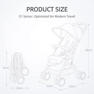 <span class=keywords><strong>Passeggino</strong></span> Compatto con Imbracatura a 5 Punti, Freno Posteriore, Design Leggero, Chiusura con Una Mano, Carrozzina Tascabile per Neonati, Viaggio Sicuro - Product Image 6
