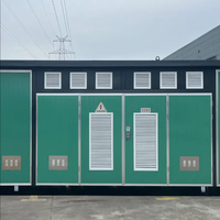 Transformateur de type conteneur, triphasé, 110 kV, 630 kVA, boîtier en acier, protection IP65, conception intégrée, fabriqué par un fabricant professionnel