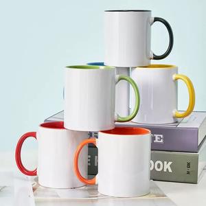 Tasse personnalisée imprimée avec logo en vente en gros avec boîte tasses à café en céramique de poterie blanche en porcelaine tasse en céramique de sublimation vierge de 11oz - Product Image 5