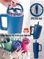 Desain bunga kustom Checker 40OZ Tumbler terisolasi vakum 304 baja tahan karat 30oz tidak tumpah tahan bocor Hydro Tumbler