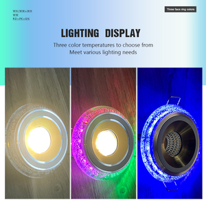 Nhà Máy Chiếu Sáng Trong Nhà Led Downlight Âm Trần Downlight Nhôm Nhà Ở 3 + 3 Wát Led Downlight Với Màu Sắc Đôi - Product Image 6