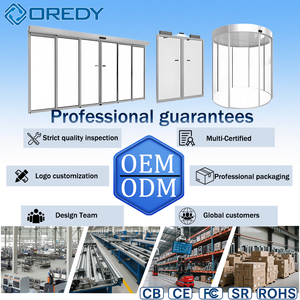 OREDY 120A Automatischer Türöffner-System Schiebetür-Schließer Sensor-Motor Glas-Tor Berührungsempfindlicher Öffnungsmechanismus Maschinen-Set - Product Image 6