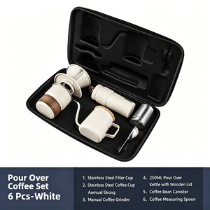 <b>Coffee</b> <b>Maker</b> Set Outdoor Camping Travel <b>Coffee</b> Equipment Hand Grinder <b>Coffee</b> Machine Cup - Product Image 4