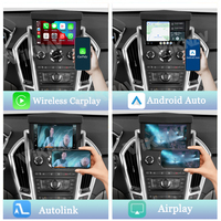 Boîtier de décodeur de voiture Viknav avec mise à niveau de l'interface système Linux, compatible avec Cadillac SRX 2009 2010 2011 2012, CarPlay sans fil, Android Auto