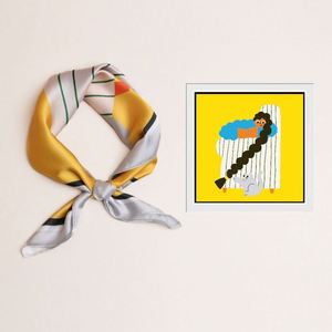 Pañuelo Bandana Paisley de Doble Cara de Alta Calidad, Grande, de Colores Vivos, Estilo Étnico, de Mezclilla, Algodón, Rayón y Seda - Product Image 6