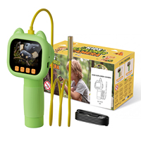 Microscope portable OEM ODM G23, caméra endoscopique pour enfants avec objectif de 8,5 mm, câble flexible de 0,8 mètre pour les jouets éducatifs pour enfants