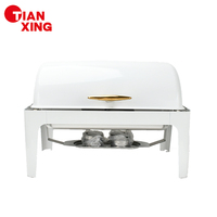 Équipement d'hôtel TIANXING Plat à friture rond en acier inoxydable de 9 litres pour la restauration