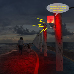 Nuevo Diseño de Luz Solar con Sensor de Movimiento para Exteriores, 8 LED, Resistente a la Intemperie, 3.7V, para Uso Doméstico, Alarma Solar - Product Image 4