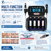 Appareil de soin du visage 2 en 1 Beauty Cos HX-491, technologie d'oxygène CO2, plastique, 1 an de garantie, pour un nettoyage en profondeur des pores, microdermabrasion