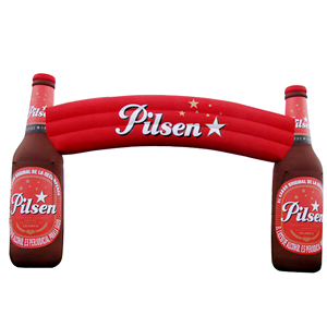 2025 nuevo arco inflable Red Bull arcos de globos inflables arco inflable Red Bull - Product Image 1