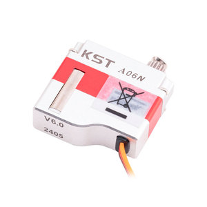Ventes Flash : Servo numérique F3K sans noyau KST A06N V6.0 DC3.5V-4.2V 333Hz 1.4Kgf.cm 0.11sec à double roulement et engrenages métalliques pour planeurs RC - Product Image 4