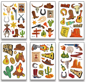 Vente chaude Dinosaure Pirate Sirène Fête Cadeaux De Fabricants Enfants Autocollants De Tatouage Temporaires - Product Image 4