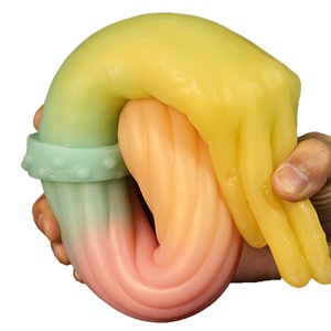 LUUK-7032 Double-headed Pseudo-shaped Penis Rounded Head with Twill Classic and Unchanged Palm Shape Lesbian for Strap on <b>Dildo</b> - Product Image 3