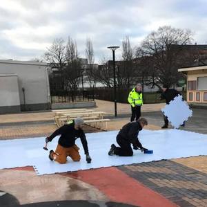 Dalles de patinage synthétiques en UHMWPE, panneaux de patinoire portables pour le hockey en plein air, tapis de tir, personnalisables - Product Image 6