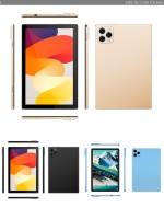 Tablet Android 12 Berkualitas Tinggi 10.1 inci, Octa Core, Tablet PC Baru dengan Tiga Sistem Pemindai Gambar, Tablet PC Bisnis