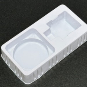 Bandeja interior blanca personalizada para mascotas de 80 mm para embalaje de electrónica 3C, bandeja de plástico moldeada por inyección con tapa - Product Image 2