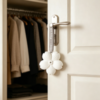 Enduit parfumé en porcelaine fleur céramique arôme plâtre suspendu voiture garde-robe désodorisant parfum de maison diffuseur d'huiles essentielles