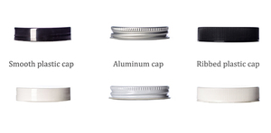 Petite bouteille en verre Shote carrée de 2oz Bouteilles de jus de gingembre réutilisables avec bouchons en plastique - Product Image 2