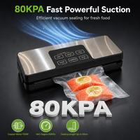 100w 80kpa Mini Penghemat Makanan Dapur Rumah Tangga Elektrik Portabel Fungsi Wadah Vakum Kecil Penyegel