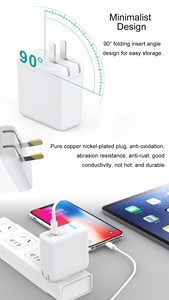 GAN Tech <span class=keywords><strong>USB</strong></span> <span class=keywords><strong>C</strong></span> 60W <span class=keywords><strong>Type</strong></span> <span class=keywords><strong>C</strong></span> Wall Charger 3A 65W single <span class=keywords><strong>USB</strong></span> Smart EU fast Charger for laptop <span class=keywords><strong>USB</strong></span> <span class=keywords><strong>C</strong></span> PD Charger for computer - Product Image 4