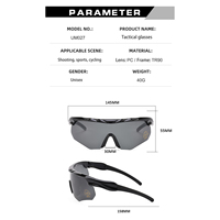 Conception de demi-monture de service personnalisé par OEM ODM d'usine compatible avec les lunettes spéciales de jeu de tir de bague intérieure myope