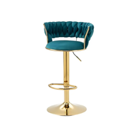 Chaise de cuisine haut de gamme, chaise de bar de restaurant, mobilier de luxe en métal, chaise de bar de salon de coiffure – Approvisionnement direct usine chinoise