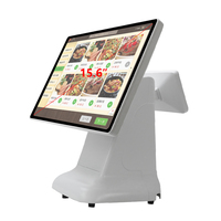 Terminal Punto de Venta Todo en Uno con Pantalla Táctil de Fábrica OEM de 15.6 Pulgadas, Impresora Térmica de 58 mm, Windows/Android/Linux, WiFi