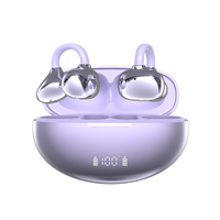 Q108 Earbud Nirkabel Sejati Model Jepit Telinga Desain Terbuka Nyaman Dipakai Lama Untuk Olahraga