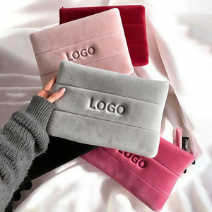 Borsa per il Trucco in Neoprene Personalizzata con Logo 2026, Pochette Imbottita con Cerniera, Contenitore per Cosmetici e Prodotti Skincare, Borsa Imbottita in Cotone - Product Image 1