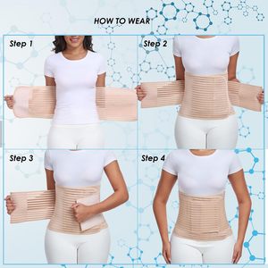 Faja Abdominal Postparto OEM, Faja Postquirúrgica, Cinturón de <span class=keywords><strong>Hernia</strong></span> para Recuperación Después de Cesárea y Parto Natural - Product Image 4