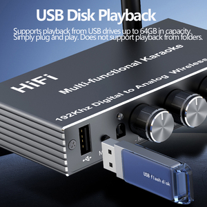 Convertisseur DAC haute qualité 192 kHz numérique-<span class=keywords><strong>analogique</strong></span> pour adaptateur récepteur audio 5.4, lecteur de disque U sans fil Hifi 3,5 mm Type-C, micro IR - Product Image 6