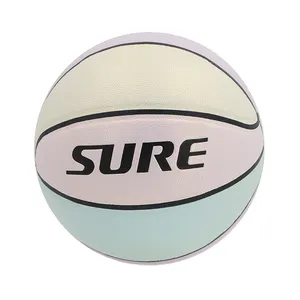 紫外线篮球在阳光下变色复合皮革篮球