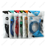 Vente en gros sac Ziplock mat compostable PP 3 sac auto-scellant emballage pour rondelle plate Nylon écrou boulon vis matériel Kit de fixation