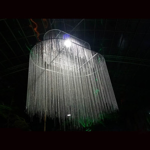 LK20191023-18 10mm Irisé clair AB cristal acrylique perles guirlande pour la décoration <span class=keywords><strong>de</strong></span> mariage - Product Image 6