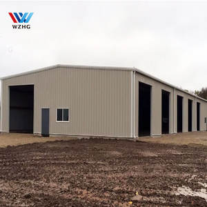 เอเชียที่กำหนดเองบ้านชุดอาคารเก็บโครงสร้างเหล็กโรงรถการประชุมเชิงปฏิบัติการอาคารเหล็กสำเร็จรูปคลังสินค้า - Product Image 5
