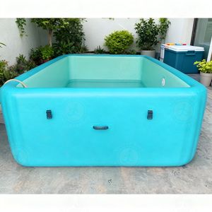 Piscina Inflable Sobre el Suelo, Bañera de Hielo para Adultos, <span class=keywords><strong>Piscinas</strong></span> Plegables con Tecnología Drop Stitch para Uso en Exteriores y Jardines, Suministro Directo de Fábrica China - Product Image 1