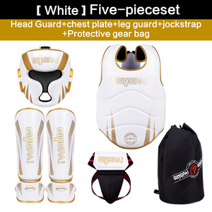 GINGPAI Premium Personalizable Juego de 5 y 6 piezas Protectores de <span class=keywords><strong>boxeo</strong></span> de combate de alta calidad para una protección óptima - Product Image 3