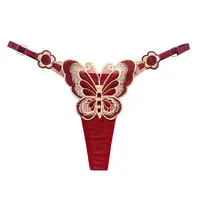 PUU New Women Sexy Lace Embroidered Butterfly Fashionable Sexy Underpants G  String Workout Underwear Plus Size : : Clothing, Shoes 