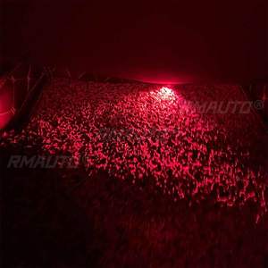 4x LED Lumières d'ambiance intérieures de voiture, lumières de sol musicales RGB, application Bluetooth, bandes décoratives, lumière ambiante pour Toyota Camry 2019-2021 - Product Image 4