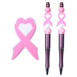 ลูกปัดซิลิโคนรูปหัวใจสีชมพูสำหรับทำปากกา <span class=keywords><strong>ราคา</strong></span>โรงงาน ปลอดสาร BPA สำหรับงาน DIY ทำของเล่นเด็กกัดเล่น - Product Image 5