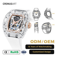 Montres de sport de luxe légères pour hommes Montres mécaniques automatiques ultra-légères Montres pour hommes tendance d'affair