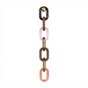 Premium Colorful Resin Link Chain Decorative Wall Hanging for Luxury Interior Decoration - Product Image 1