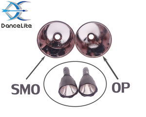 كأس مصباح يدوي, كأس جديد من الألومنيوم عاكس 10 ملم ثقب ل CREEXHP70/XHP70.2 led (H:41.5mmXD:31.5 مللي متر متر) مصباح يدوي - Product Image 6