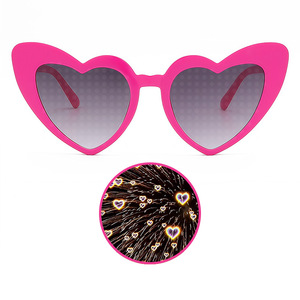 Lunettes Cœur Saint-Valentin Effet Lumineux Multicolores – Nouveauté Tendance Livraison Rapide – Accessoire Viral pour Déclaration d'Amour en Plastique - Product Image 3