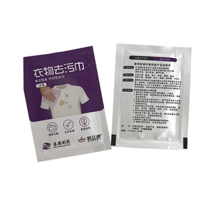 Logotipo personalizado mancha removedor toalhetes biodegradáveis roupas desengordurantes limpeza toalhetes - Product Image 2