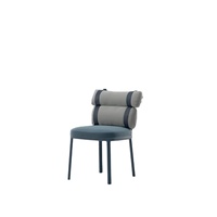 Ensemble de chaises de salle à manger en aluminium pour jardin extérieur avec table, design moderne, empilables, résistants aux UV et imperméables