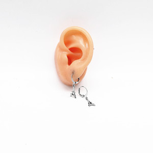 Pendientes colgantes de acero inoxidable con forma de Torre Eiffel de yunnique para mujer, joyería de regalo, pendientes colgantes de moda - Product Image 3