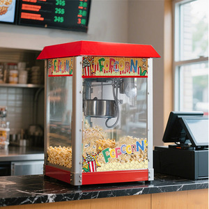 Machine à Popcorn Commerciale Électrique de Comptoir, Appareil à Popcorn Industriel en Acier Inoxydable pour Cinémas et Salons de Snacks - Product Image 4