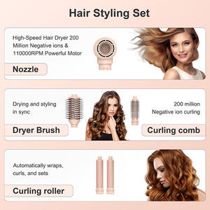 Multifonctionnel cepillo <span class=keywords><strong>5</strong></span> <span class=keywords><strong>en</strong></span> <span class=keywords><strong>1</strong></span> Auto Bigoudis Sèche-cheveux Bigoudi Professional Blowout <span class=keywords><strong>Hot</strong></span> <span class=keywords><strong>Air</strong></span> Brush Comb Hair <span class=keywords><strong>Styler</strong></span> - Product Image 6