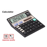 Calculatrice de bureau antidérapante à 10 chiffres avec grand écran et gros boutons, idéale pour les comptables, les professionnels des ventes et l'utilisation professionnelle - En stock